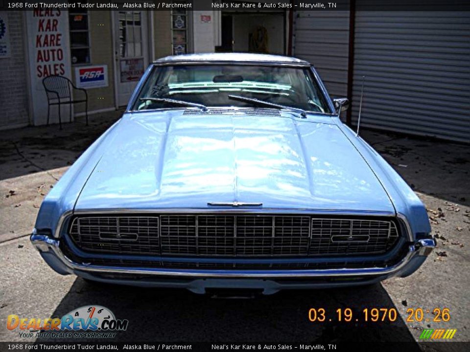 1968 Ford Thunderbird Tudor Landau Alaska Blue / Parchment Photo #10