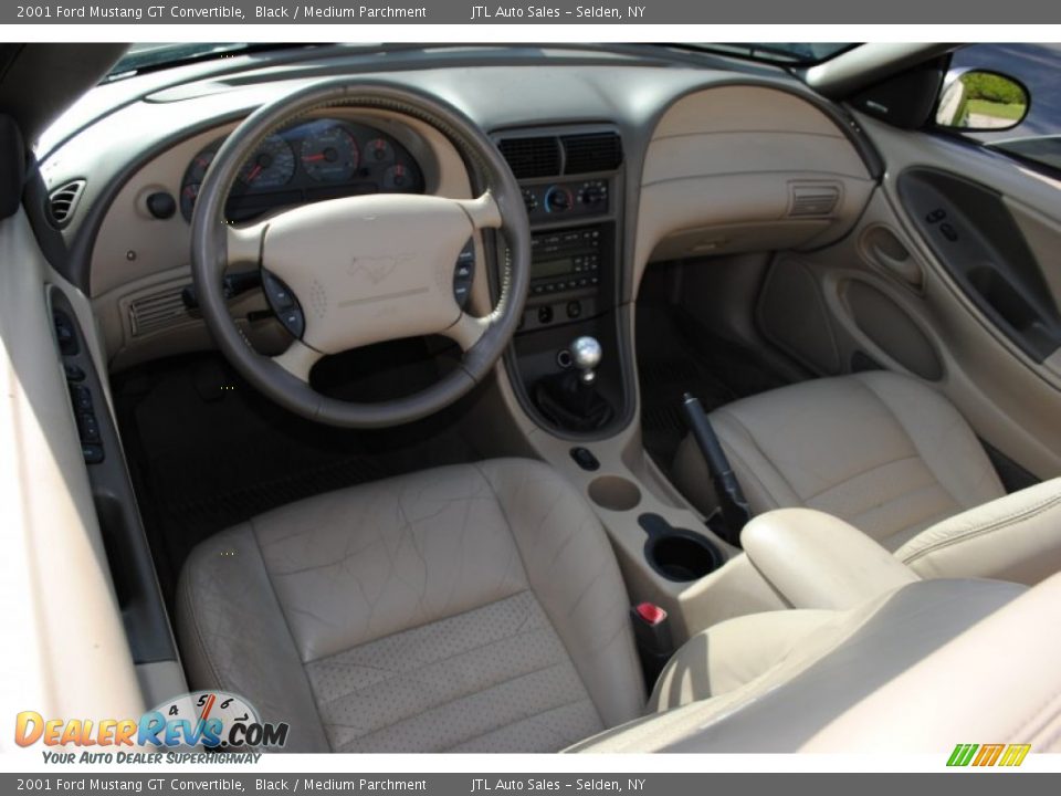 Medium Parchment Interior 2001 Ford Mustang Gt Convertible