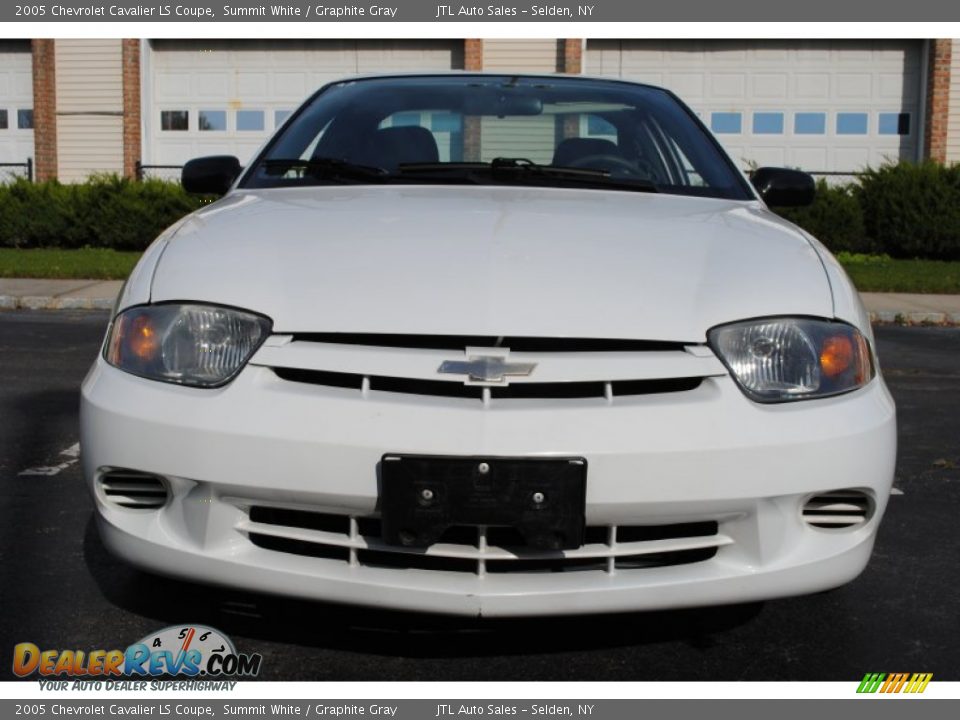 2005 Chevrolet Cavalier LS Coupe Summit White / Graphite Gray Photo #2