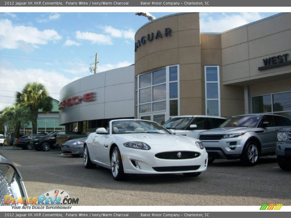 2012 Jaguar XK XKR Convertible Polaris White / Ivory/Warm Charcoal Photo #1