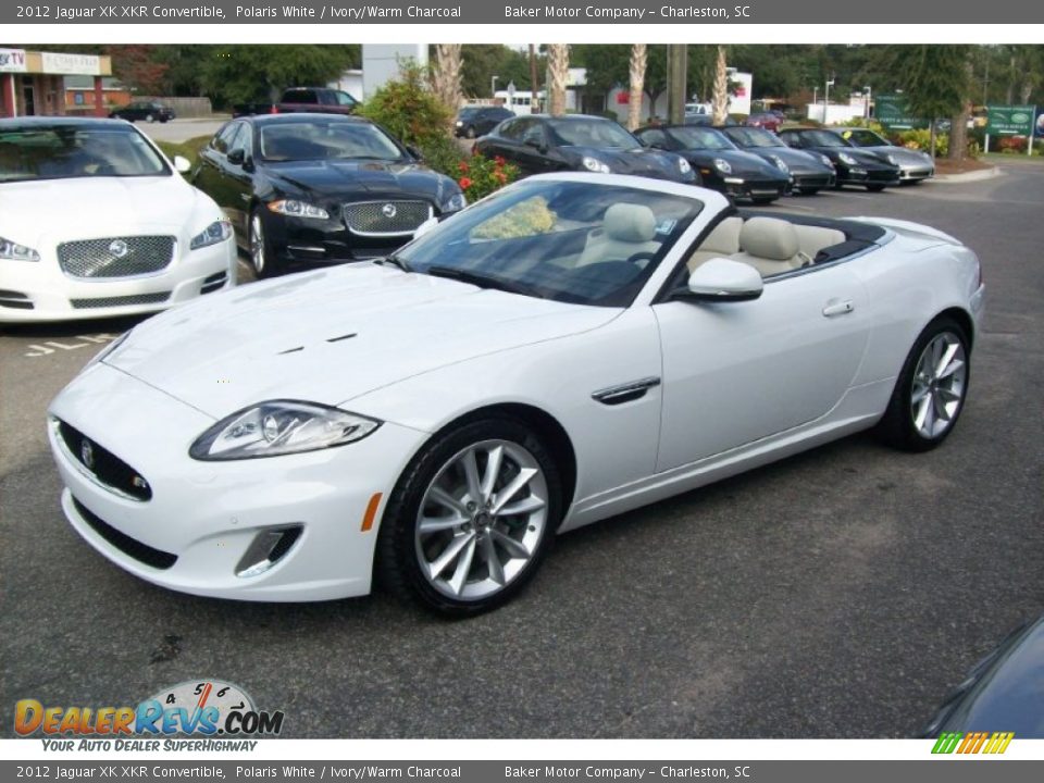 2012 Jaguar XK XKR Convertible Polaris White / Ivory/Warm Charcoal Photo #9