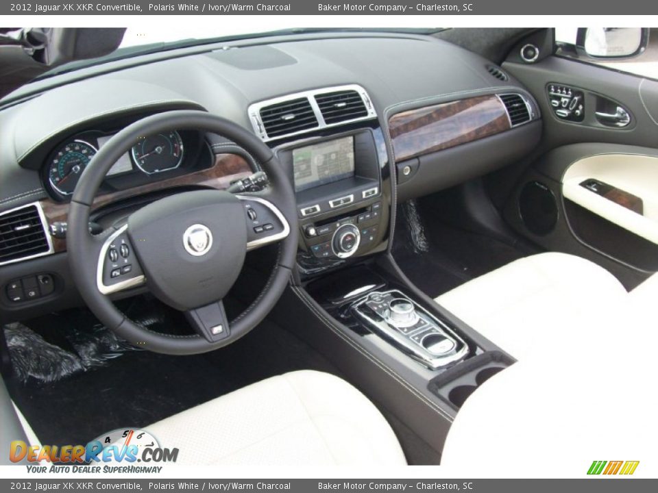 Ivory/Warm Charcoal Interior - 2012 Jaguar XK XKR Convertible Photo #19