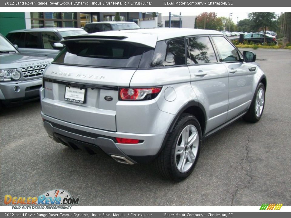 2012 Land Rover Range Rover Evoque Dynamic Indus Silver Metallic / Cirrus/Lunar Photo #3