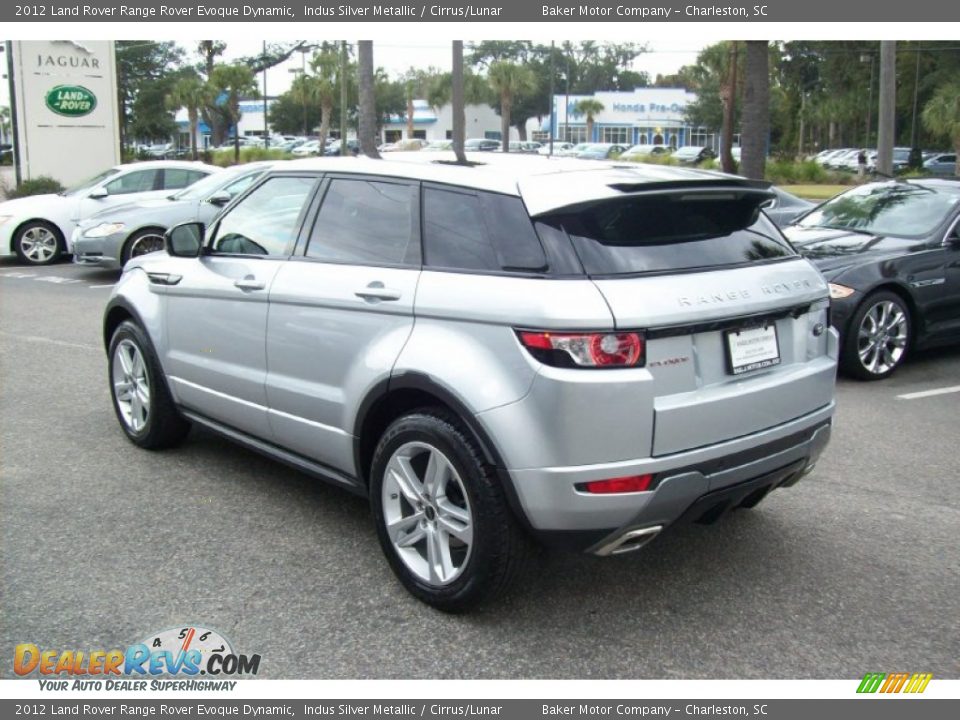 2012 Land Rover Range Rover Evoque Dynamic Indus Silver Metallic / Cirrus/Lunar Photo #6