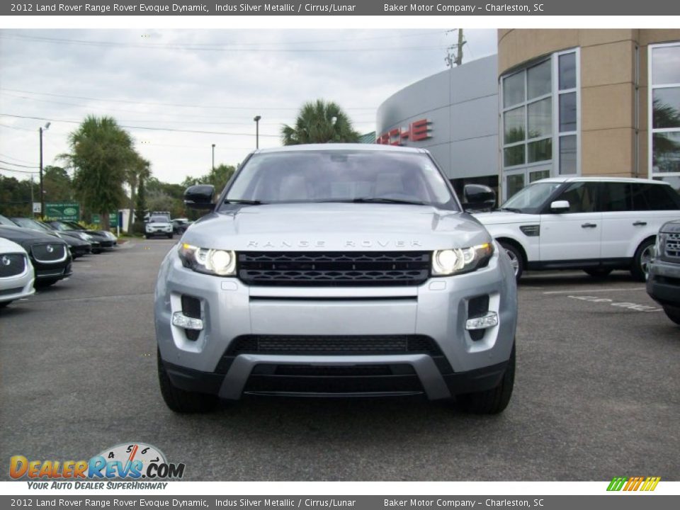 2012 Land Rover Range Rover Evoque Dynamic Indus Silver Metallic / Cirrus/Lunar Photo #8