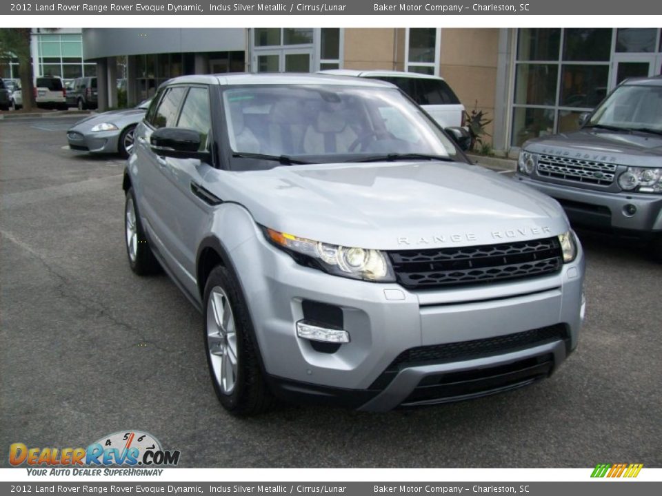 2012 Land Rover Range Rover Evoque Dynamic Indus Silver Metallic / Cirrus/Lunar Photo #9