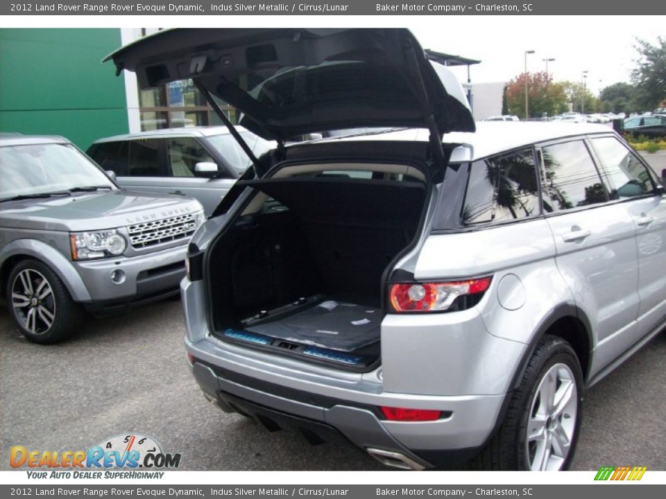 2012 Land Rover Range Rover Evoque Dynamic Indus Silver Metallic / Cirrus/Lunar Photo #12