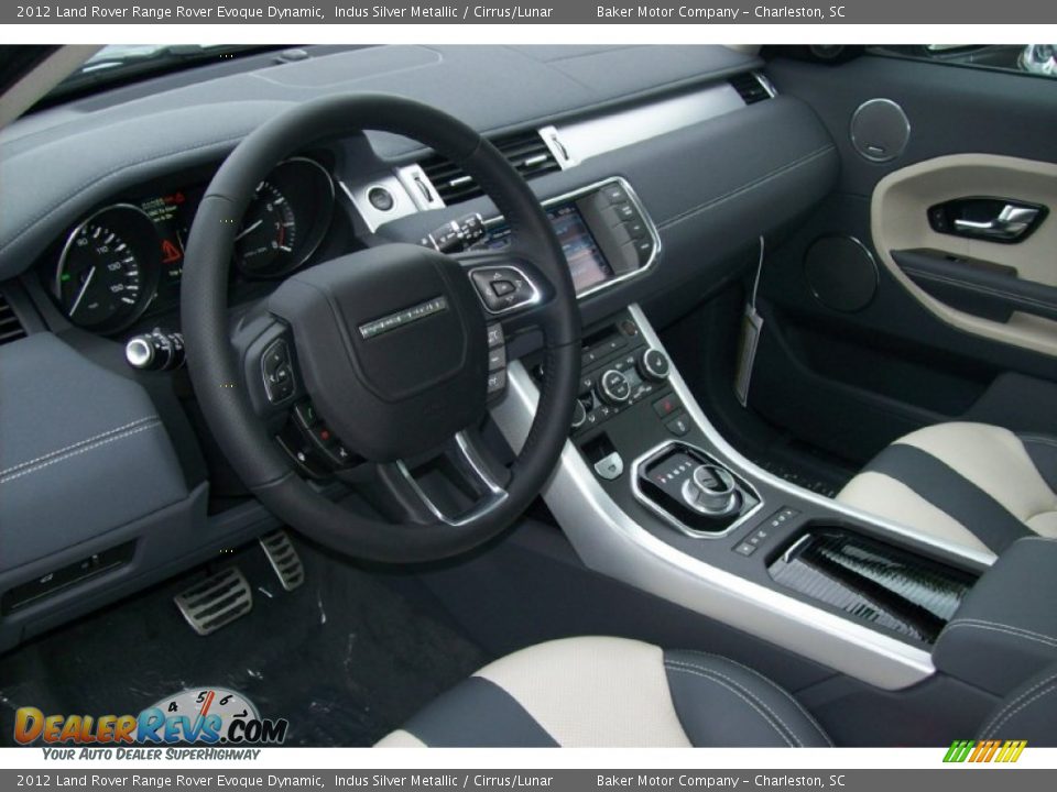 Cirrus/Lunar Interior - 2012 Land Rover Range Rover Evoque Dynamic Photo #14