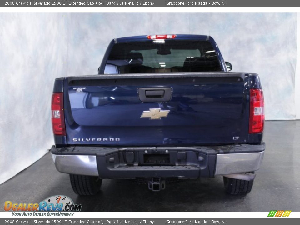 2008 Chevrolet Silverado 1500 LT Extended Cab 4x4 Dark Blue Metallic / Ebony Photo #9