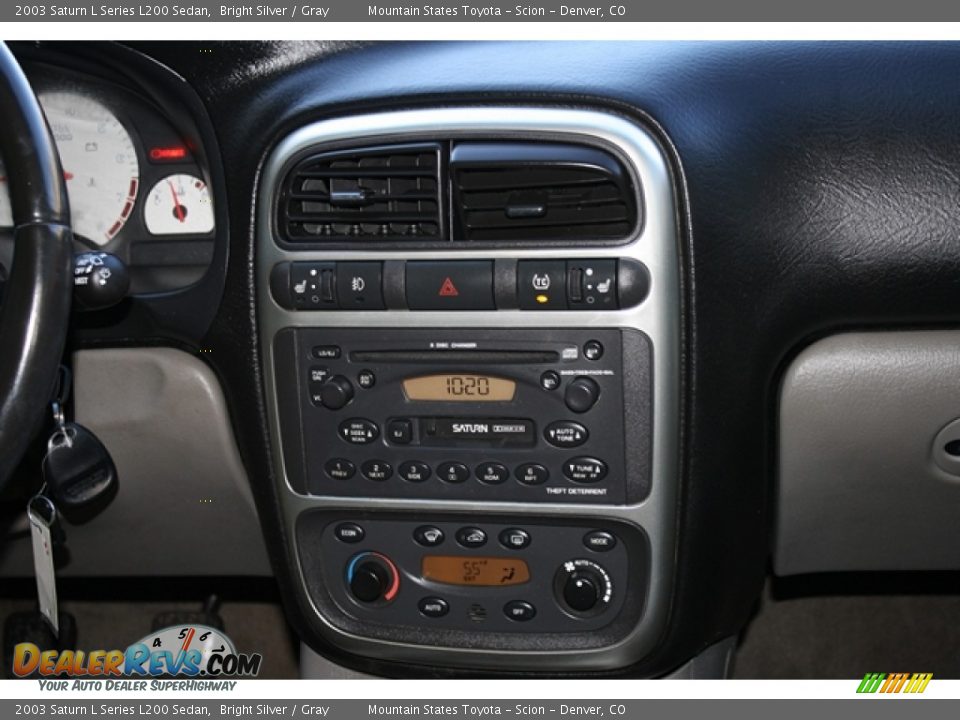 2003 Saturn L Series L200 Sedan Bright Silver / Gray Photo #15