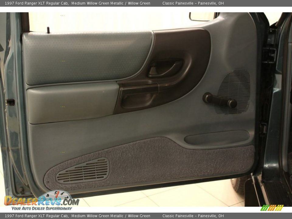 1997 Ford Ranger XLT Regular Cab Medium Willow Green Metallic / Willow Green Photo #5