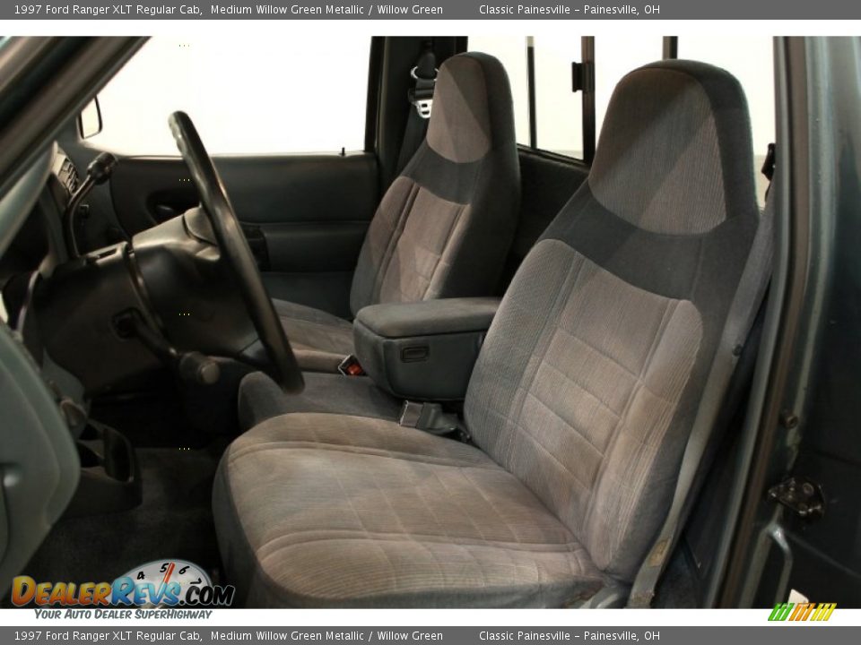 Willow Green Interior - 1997 Ford Ranger XLT Regular Cab Photo #7