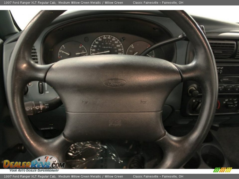 1997 Ford Ranger XLT Regular Cab Medium Willow Green Metallic / Willow Green Photo #9
