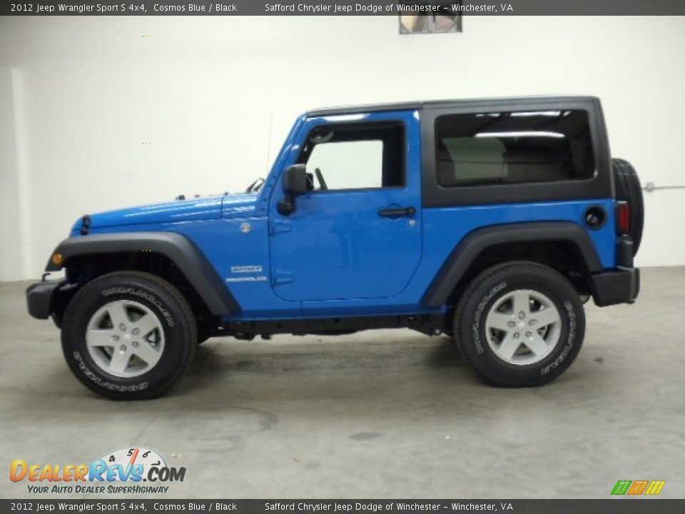 2012 Jeep Wrangler Sport S 4x4 Cosmos Blue / Black Photo #2