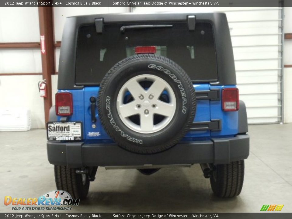 2012 Jeep Wrangler Sport S 4x4 Cosmos Blue / Black Photo #4