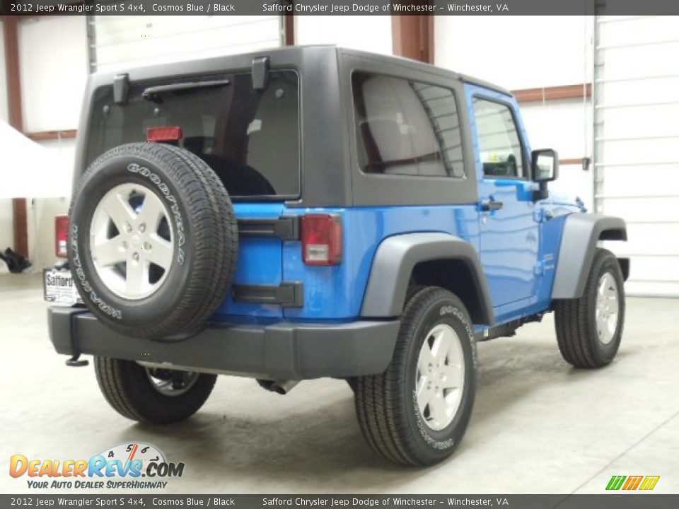 2012 Jeep Wrangler Sport S 4x4 Cosmos Blue / Black Photo #5