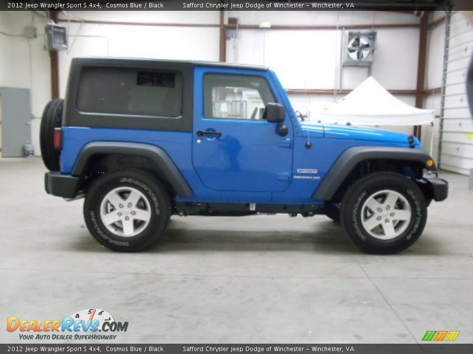 2012 Jeep Wrangler Sport S 4x4 Cosmos Blue / Black Photo #6