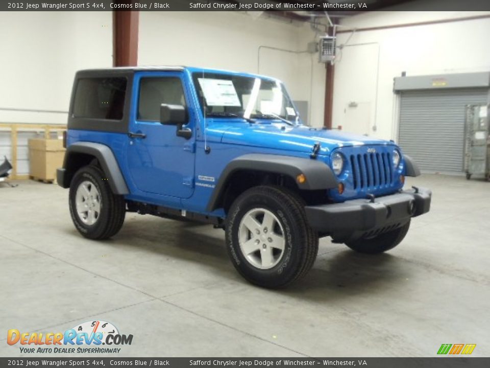 2012 Jeep Wrangler Sport S 4x4 Cosmos Blue / Black Photo #7