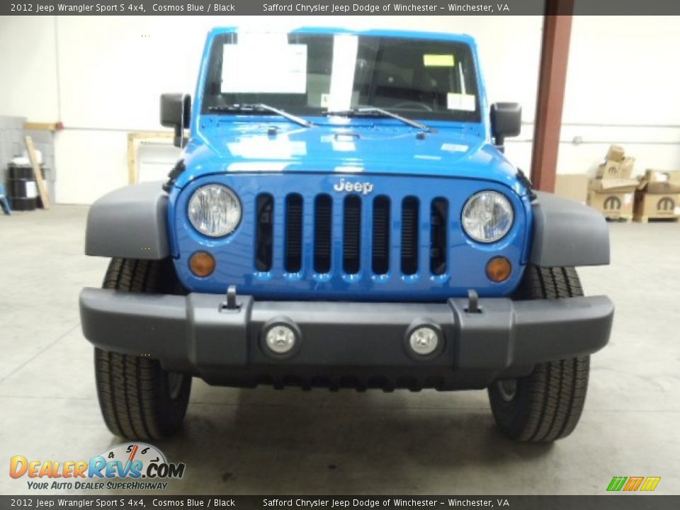 2012 Jeep Wrangler Sport S 4x4 Cosmos Blue / Black Photo #8