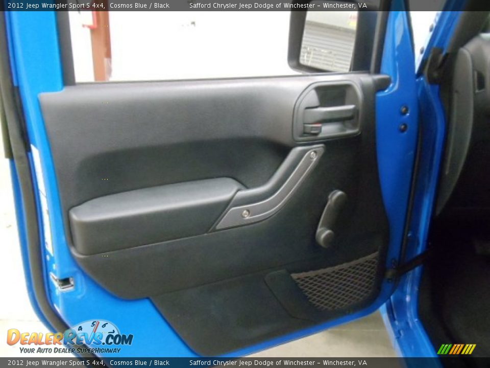 2012 Jeep Wrangler Sport S 4x4 Cosmos Blue / Black Photo #9