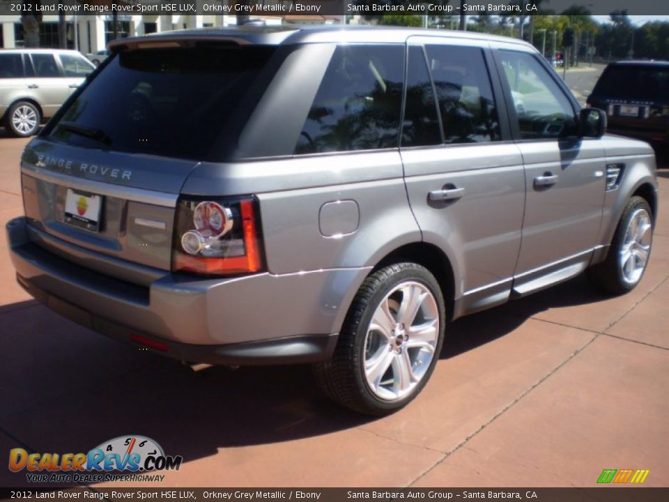 2012 Land Rover Range Rover Sport HSE LUX Orkney Grey Metallic / Ebony Photo #4