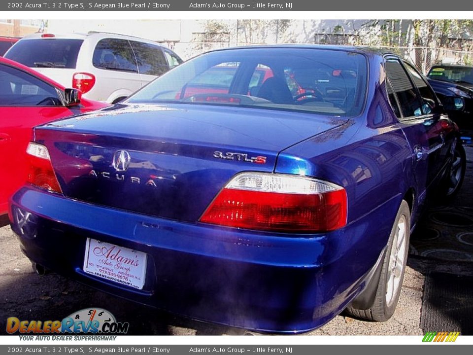 2002 Acura TL 3.2 Type S S Aegean Blue Pearl / Ebony Photo #5
