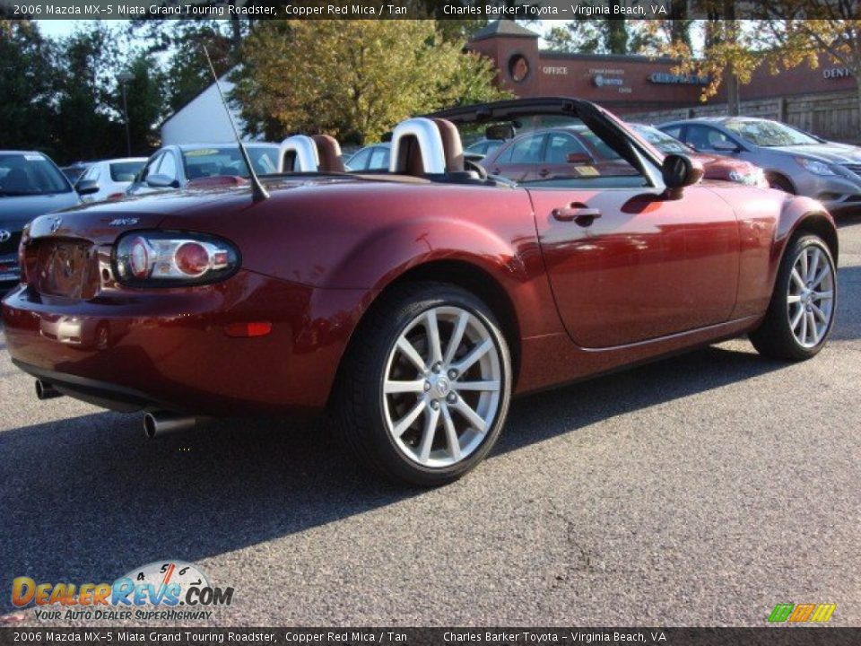 2006 Mazda MX-5 Miata Grand Touring Roadster Copper Red Mica / Tan Photo #4