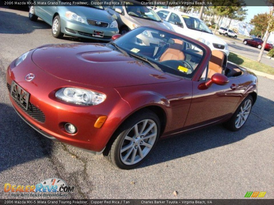 Copper Red Mica 2006 Mazda MX-5 Miata Grand Touring Roadster Photo #8