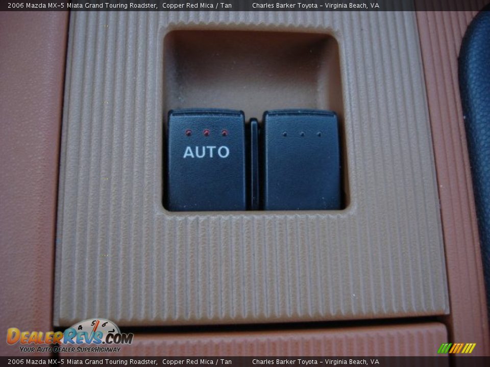 2006 Mazda MX-5 Miata Grand Touring Roadster Copper Red Mica / Tan Photo #18
