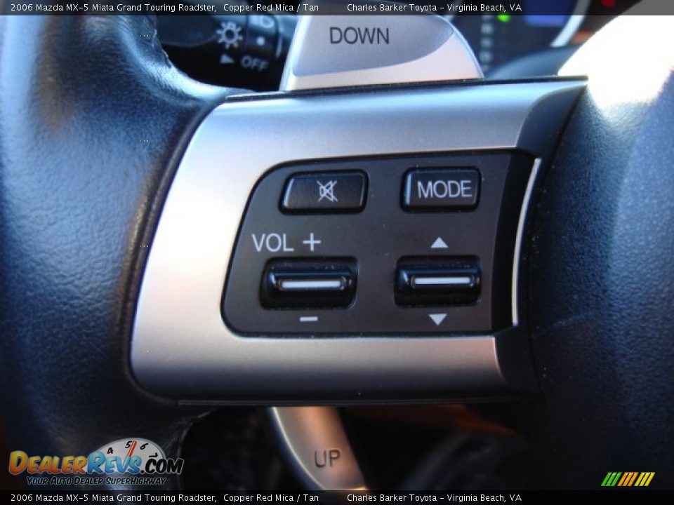 2006 Mazda MX-5 Miata Grand Touring Roadster Copper Red Mica / Tan Photo #19