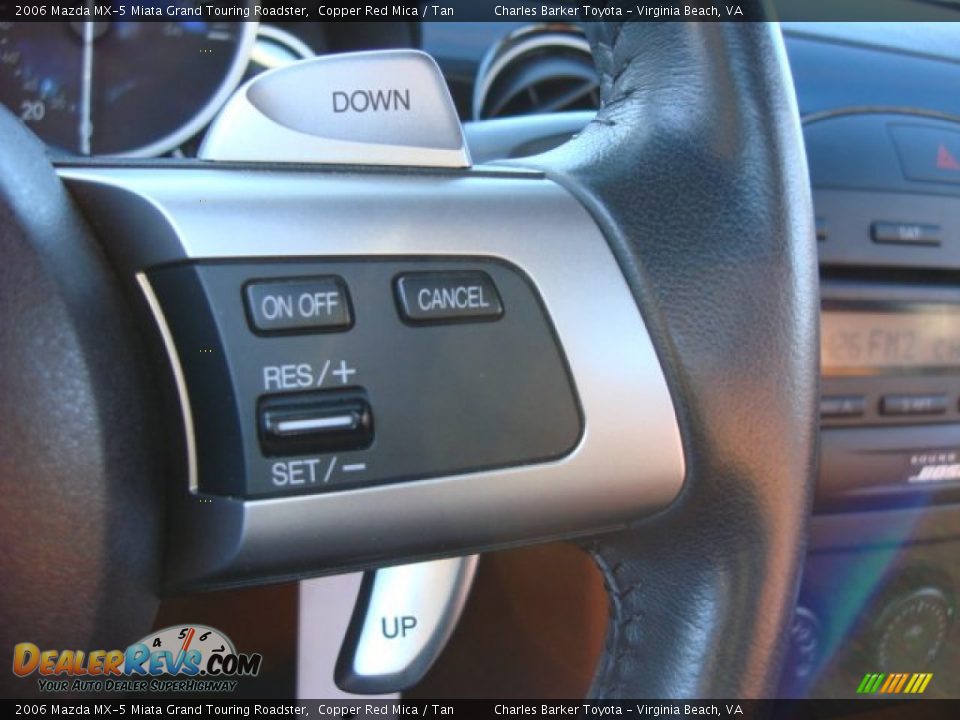 2006 Mazda MX-5 Miata Grand Touring Roadster Copper Red Mica / Tan Photo #20