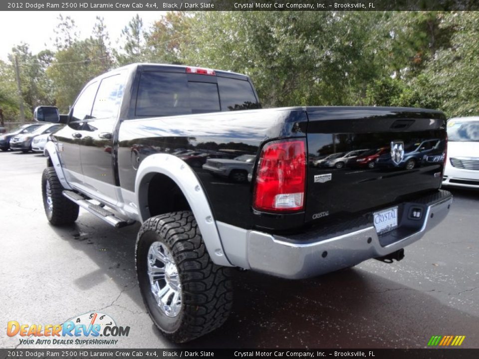 2012 Dodge Ram 2500 HD Laramie Crew Cab 4x4 Black / Dark Slate Photo #3