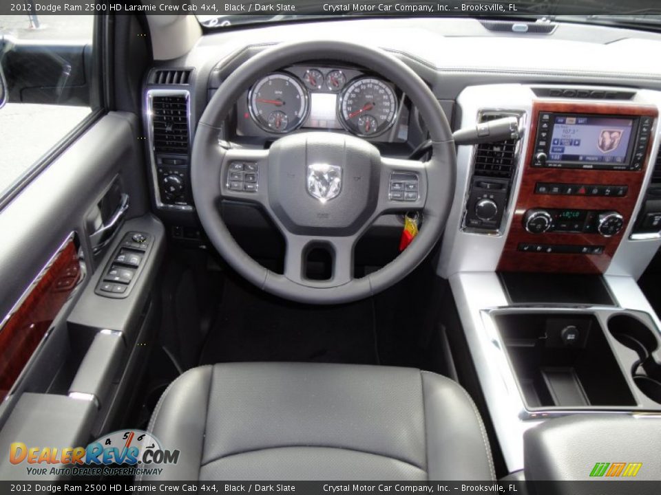 Dashboard of 2012 Dodge Ram 2500 HD Laramie Crew Cab 4x4 Photo #6