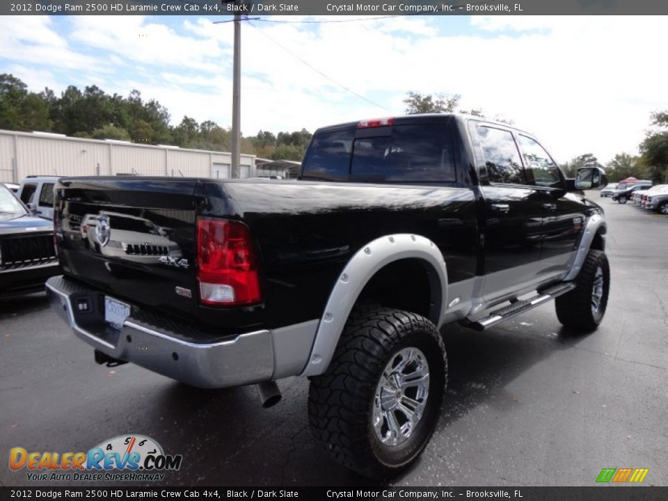 2012 Dodge Ram 2500 HD Laramie Crew Cab 4x4 Black / Dark Slate Photo #8