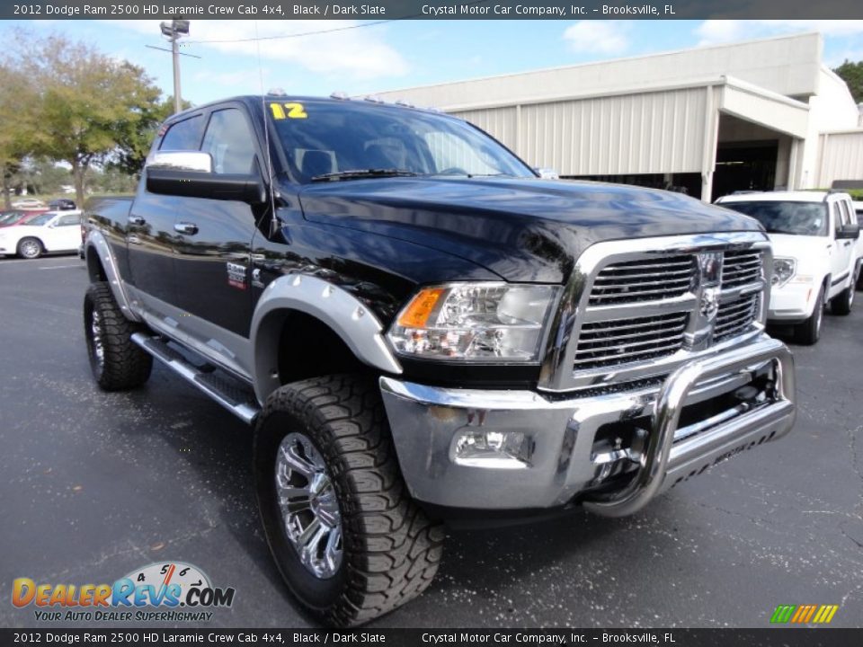 2012 Dodge Ram 2500 HD Laramie Crew Cab 4x4 Black / Dark Slate Photo #10