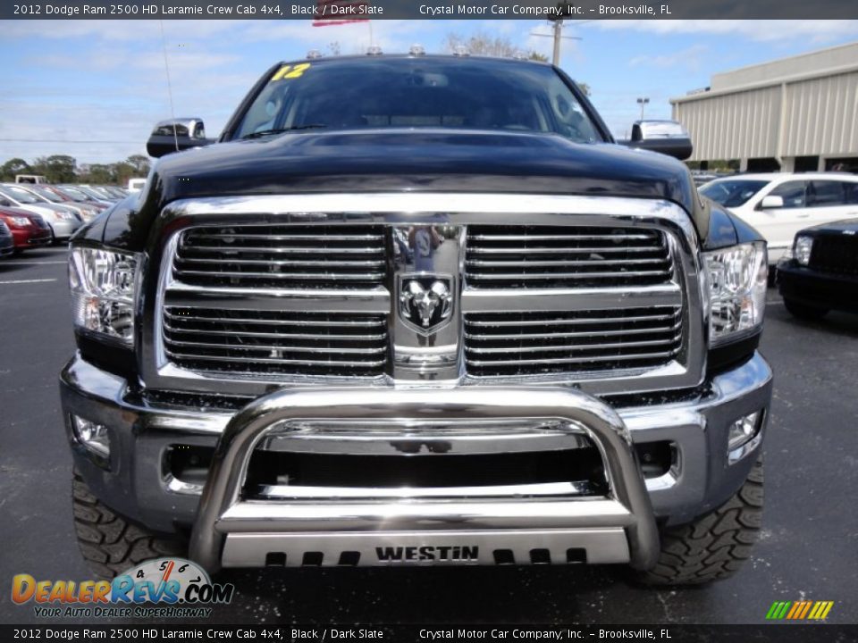 2012 Dodge Ram 2500 HD Laramie Crew Cab 4x4 Black / Dark Slate Photo #13