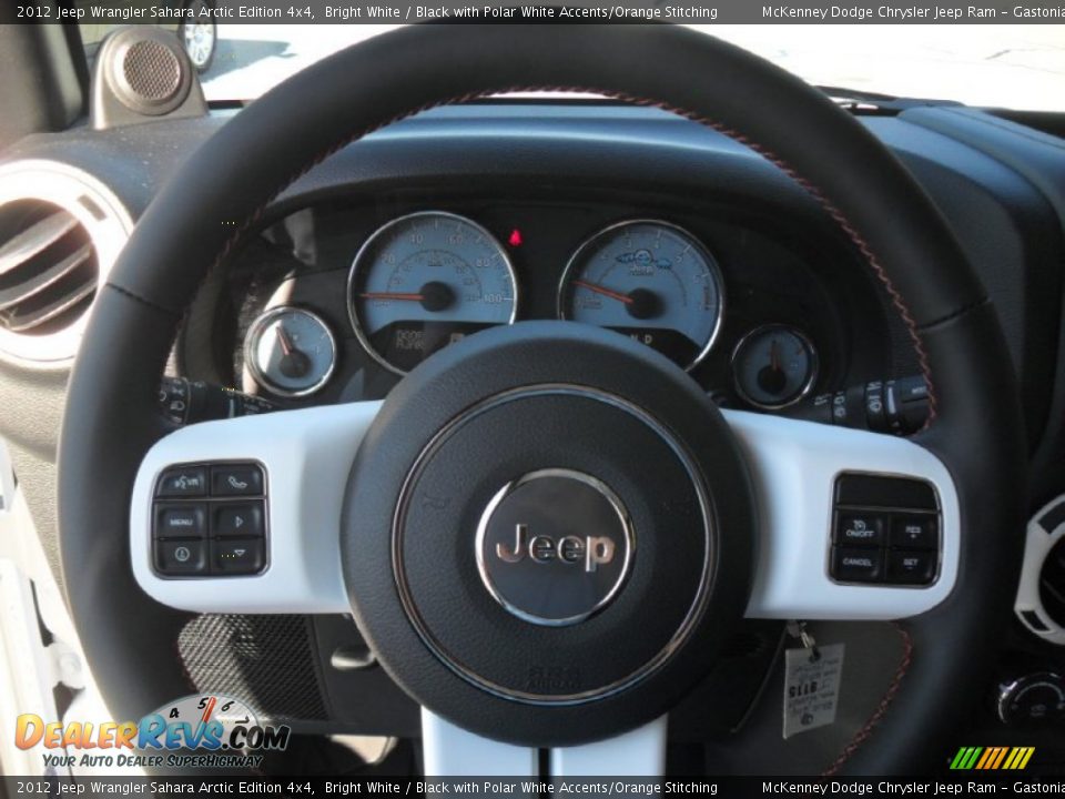 2012 Jeep Wrangler Sahara Arctic Edition 4x4 Steering Wheel Photo #15