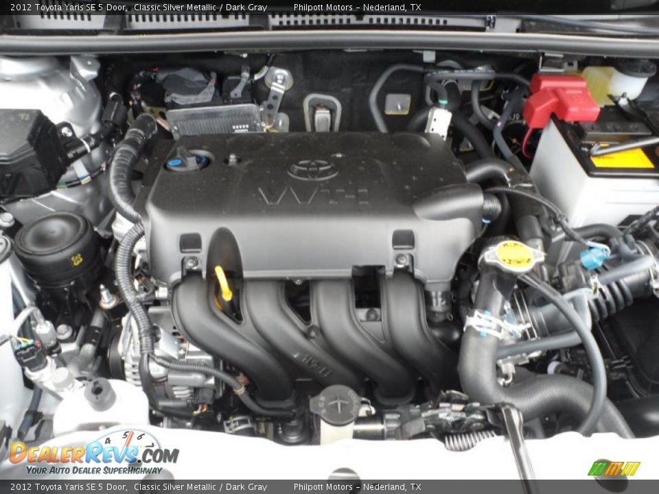 2012 Toyota Yaris SE 5 Door 1.5 Liter DOHC 16-Valve VVT-i 4 Cylinder Engine Photo #16