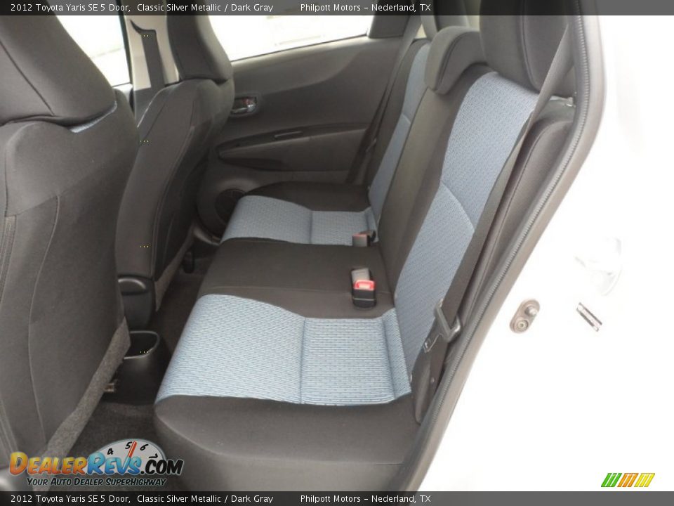 Dark Gray Interior - 2012 Toyota Yaris SE 5 Door Photo #20
