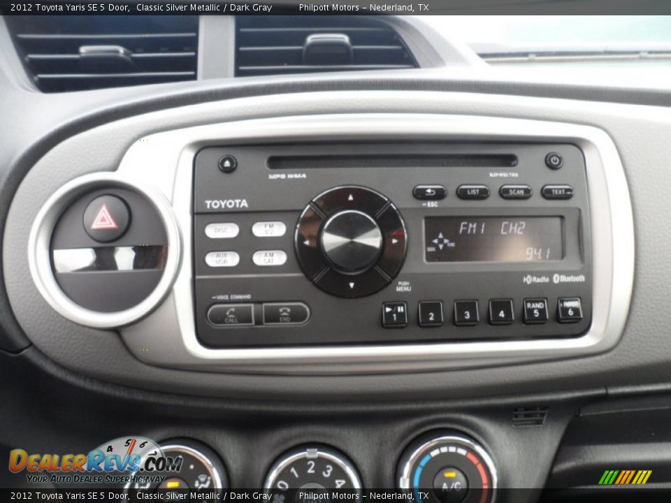 Audio System of 2012 Toyota Yaris SE 5 Door Photo #26