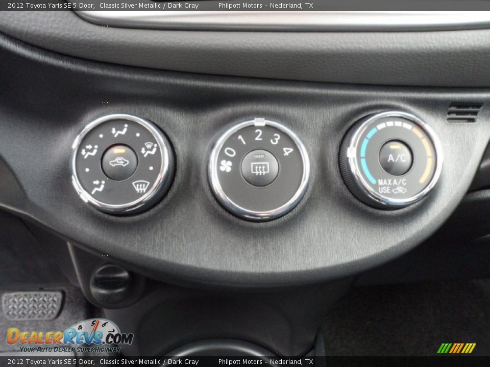 Controls of 2012 Toyota Yaris SE 5 Door Photo #27