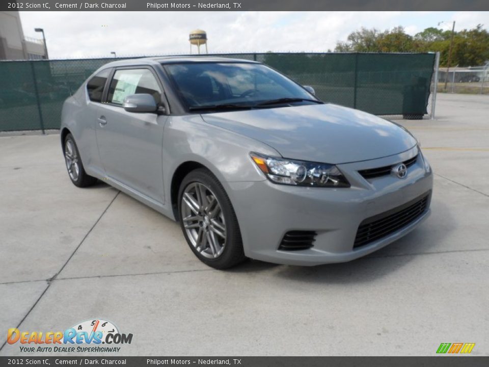 2012 Scion tC Cement / Dark Charcoal Photo #1