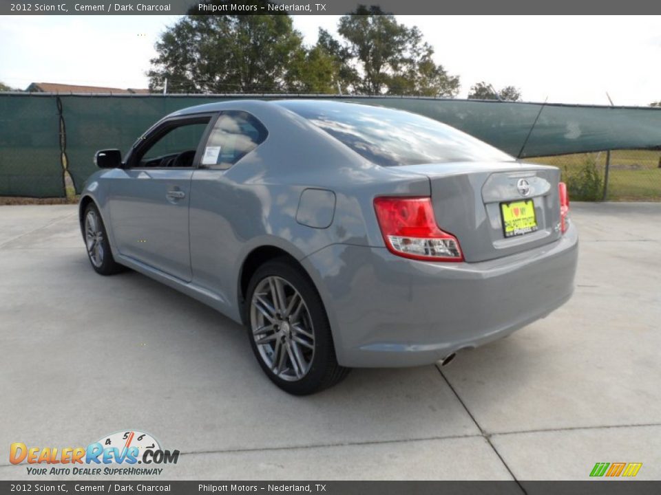 2012 Scion tC Cement / Dark Charcoal Photo #5