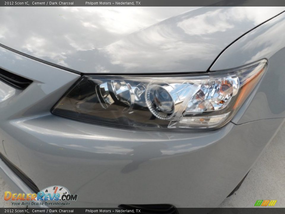 2012 Scion tC Cement / Dark Charcoal Photo #9