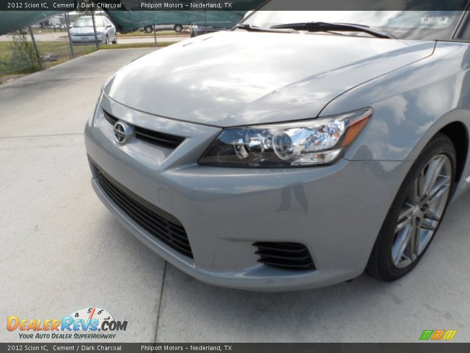 2012 Scion tC Cement / Dark Charcoal Photo #10