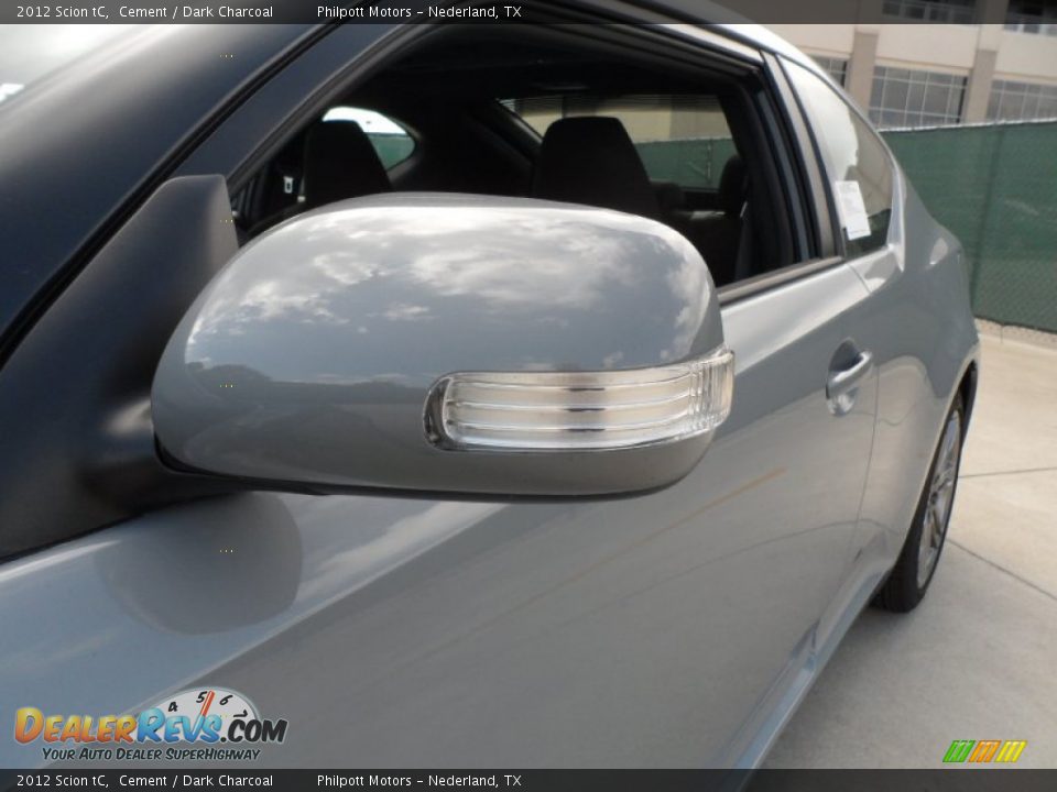2012 Scion tC Cement / Dark Charcoal Photo #12