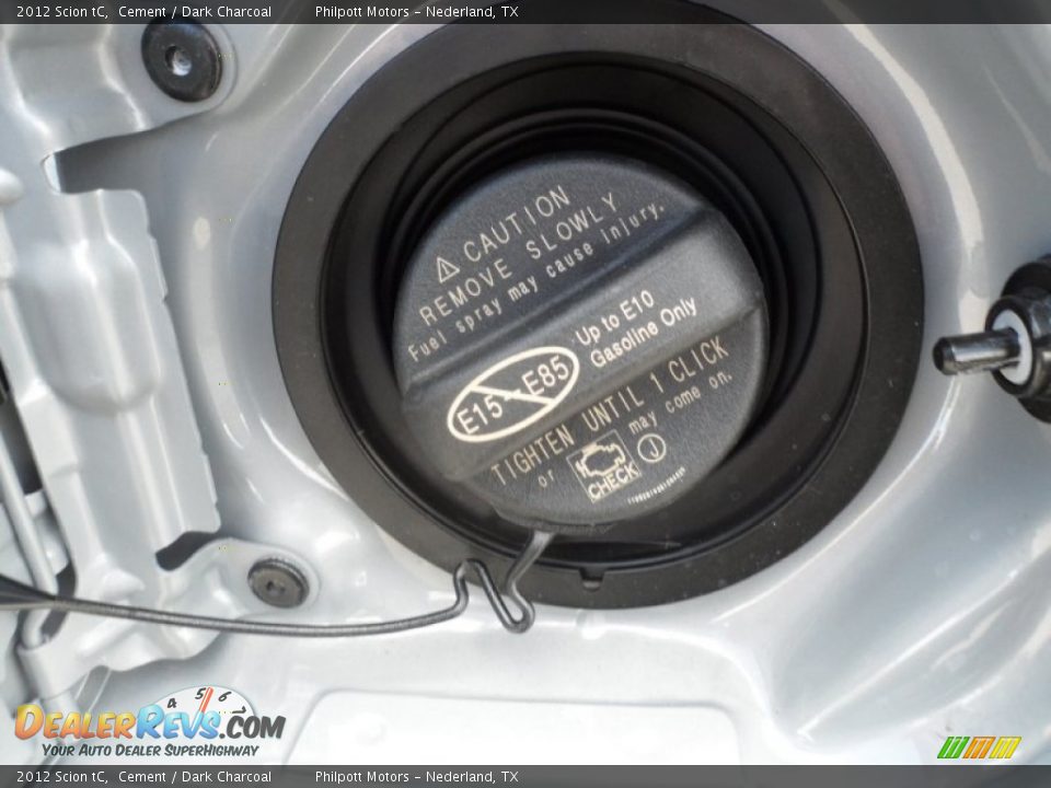 2012 Scion tC Cement / Dark Charcoal Photo #14