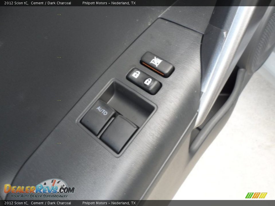 2012 Scion tC Cement / Dark Charcoal Photo #21