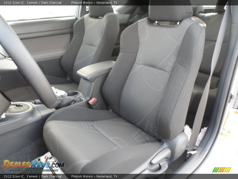 Dark Charcoal Interior - 2012 Scion tC  Photo #22