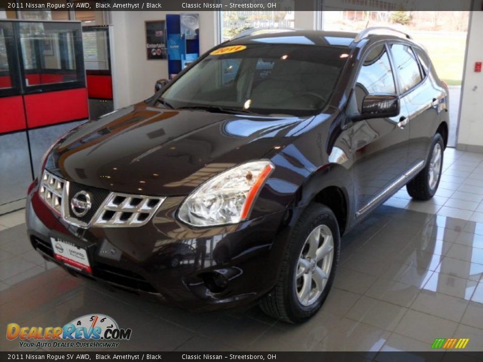 2011 Nissan Rogue SV AWD Black Amethyst / Black Photo #1
